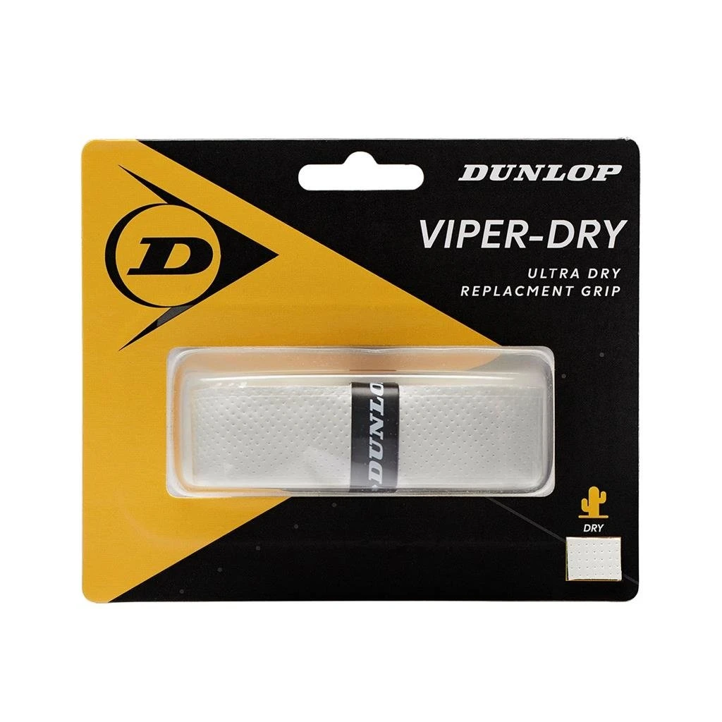 Dunlop Basisband Viper Dry (perforiert, Ultra Dry) 1,8mm Weiss - 1 Stück 1 Dunlop Basisband Viper Dry (perforiert, Ultra Dry) 1,8mm Weiss - 1 Stück