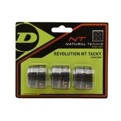Dunlop Overgrip Revolution NT Tacky 0.5mm Schwarz - 3 Stück