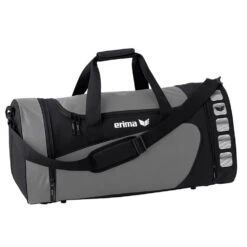 Erima Sporttasche Club 5 Größe M (49 Liter, 61x29x28cm) Granitgrau/schwarz