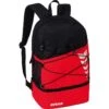 Erima Rucksack Six Wings - Multifunktionsrucksack Mit Doppel-Reißverschluss - Rot/schwarz