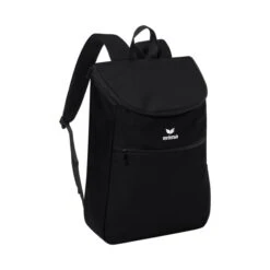 Erima Rucksack Team Multifunktionsrucksack Mit Doppel-Reißverschluss Schwarz 30x18x45cm