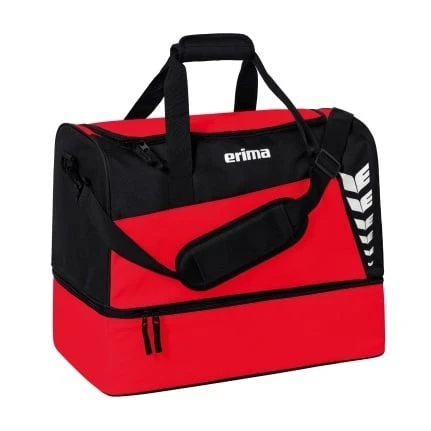 Erima Sporttasche Six Wings Mit Bodenfach (Größe L - 94,5 Liter) Rot/schwarz 60x35x45cm 1 Erima Sporttasche Six Wings Mit Bodenfach (Größe L - 94,5 Liter) Rot/schwarz 60x35x45cm