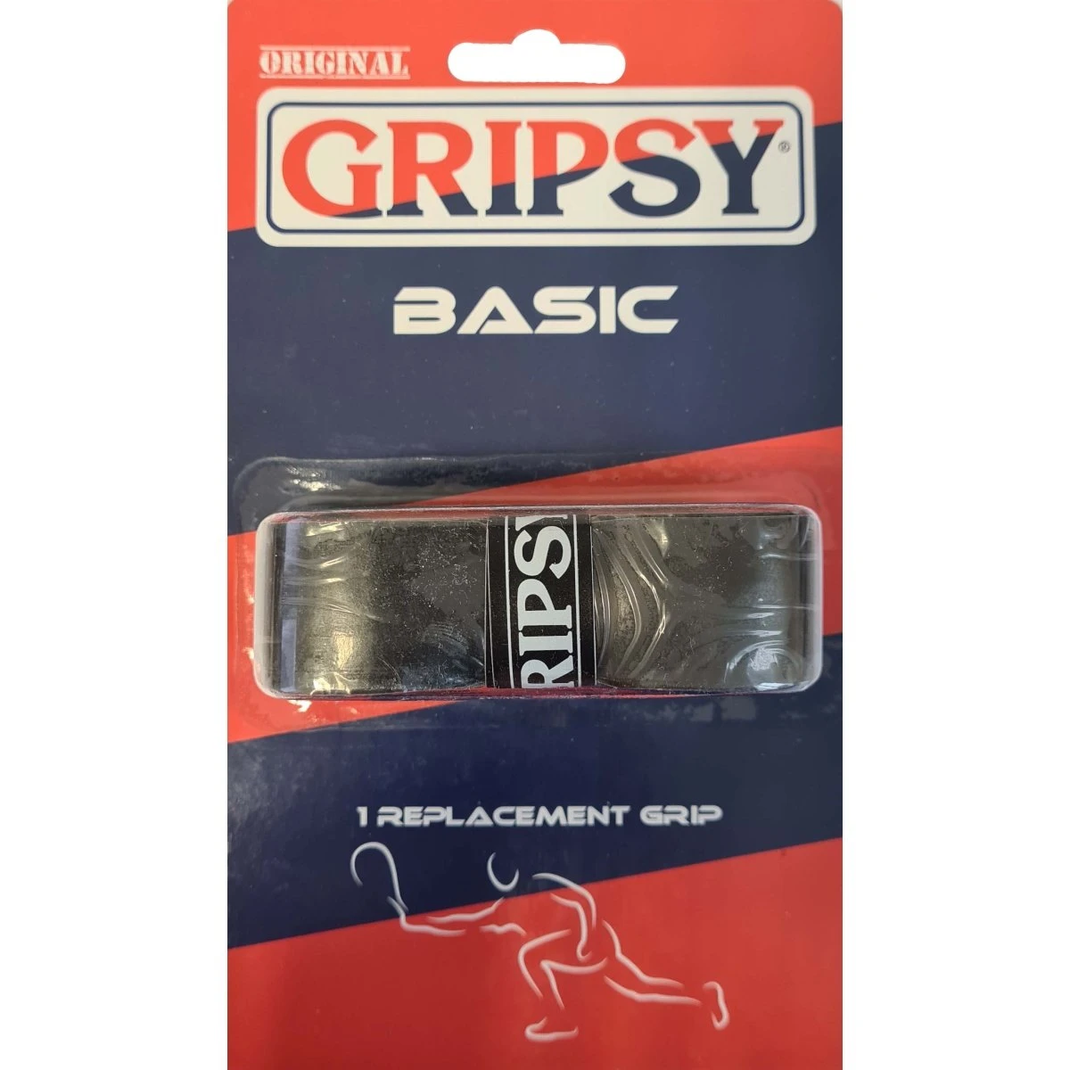 Gripsy Basisband Basic (leicht Struktiert) 1.9mm Schwarz - Stück 1 Gripsy Basisband Basic (leicht Struktiert) 1.9mm Schwarz - Stück