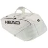 Head Tennis-Racketbag Pro X Racquet Bag XL (Schlägertasche, 2 Hauptfächer) 2023 Corduroy Weiss 12er