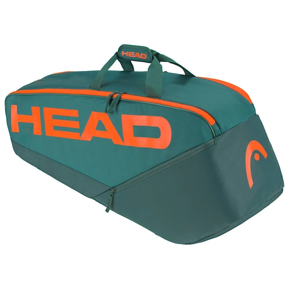 Head Tennis-Racketbag Pro Racquet Bag M (Schlägertasche, 2 Hauptfächer) 2023 Cyangrün/orange 6er 1 Head Tennis-Racketbag Pro Racquet Bag M (Schlägertasche, 2 Hauptfächer) 2023 Cyangrün/orange 6er