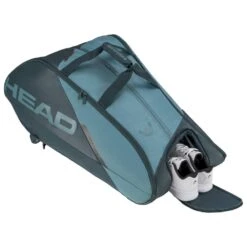 Head Tennis-Racketbag Tour Racquet Bag XL (Schlägertasche, 3 Hauptfächer) 2023 Cyanblau 12er -Deutschland Our Tennis Gear Verkaufs-Shop Head 260703 CB Tour Racquet Tasche 4 1000x1000 1