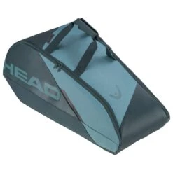 Head Tennis-Racketbag Tour Racquet Bag L (Schlägertasche, 2 Hauptfächer) 2023 Cyanblau 9er -Deutschland Our Tennis Gear Verkaufs-Shop Head 260713 CB Tour Racquet Tasche 4 1000x1000 1