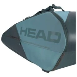 Head Tennis-Racketbag Tour Racquet Bag L (Schlägertasche, 2 Hauptfächer) 2023 Cyanblau 9er -Deutschland Our Tennis Gear Verkaufs-Shop Head 260713 CB Tour Racquet Tasche 5 1000x1000 1