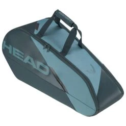 Head Tennis-Racketbag Tour Racquet Bag M (Schlägertasche, 2 Hauptfächer) 2023 Cyanblau 6er -Deutschland Our Tennis Gear Verkaufs-Shop Head 260723 CB Tour Racquet Tasche 4 1000x1000 1
