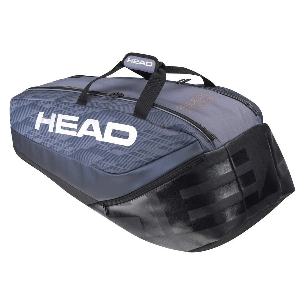 Head Tennis-Racketbag Djokovic Supercombibag (Schlägertasche, 2 Hauptfächer) Anthrazitgrau 9R 1 Head Tennis-Racketbag Djokovic Supercombibag (Schlägertasche, 2 Hauptfächer) Anthrazitgrau 9R