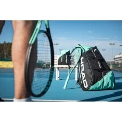 Head Tennis-Racketbag Tour Team (Schlägertasche, 3 Hauptfächer) Schwarz/mint 12R -Deutschland Our Tennis Gear Verkaufs-Shop Head 283422 BKMI Tour Team Tasche 4 1000x1000 1
