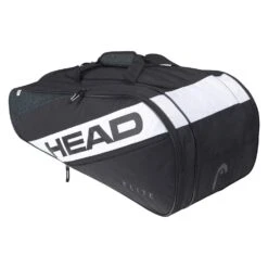 Head Tennis-Racketbag Elite Allcourt (Schlägertasche, 2 Hauptfächer) Schwarz/weiss