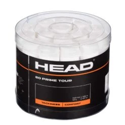 Head Overgrip Prime Tour 0.6 Mm (Komfort, Griffigkeit) Weiss 60er Box