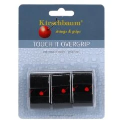 Kirschbaum Overgrip Touch It 0.5mm (extreme Griffigkeit) Schwarz 3er
