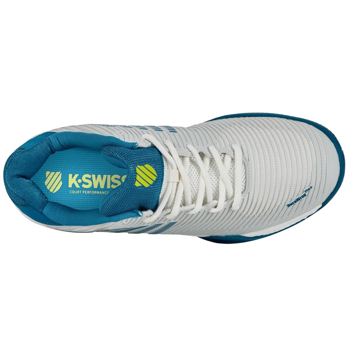 KSwiss Tennisschuhe Hypercourt Express 2 Allcourt Weiss/blau Herren 2 KSwiss Tennisschuhe Hypercourt Express 2 Allcourt Weiss/blau Herren – Bild 2