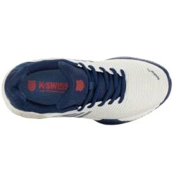 KSwiss Tennisschuhe Hypercourt Express 2 Clay/Sandplatz 2023 Weiss/opalblau Kinder -Deutschland Our Tennis Gear Verkaufs-Shop KSwiss 86614 146 Hypercourt Express Schuh202 1200x1200 1
