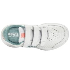 KSwiss Tennisschuhe Court Express Klett Allcourt Weiss/blau Kleinkinder -Deutschland Our Tennis Gear Verkaufs-Shop KSwiss schuhe Court Express Allcourt 56610 109 5 1024x1024 1