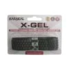 Karakal Basisband X-Gel (Shockabsorption, Glatt Gelocht) 2.2mm Schwarz