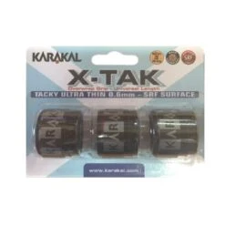 Karakal Overgrip X-Tak 0.6mm Schwarz 3er