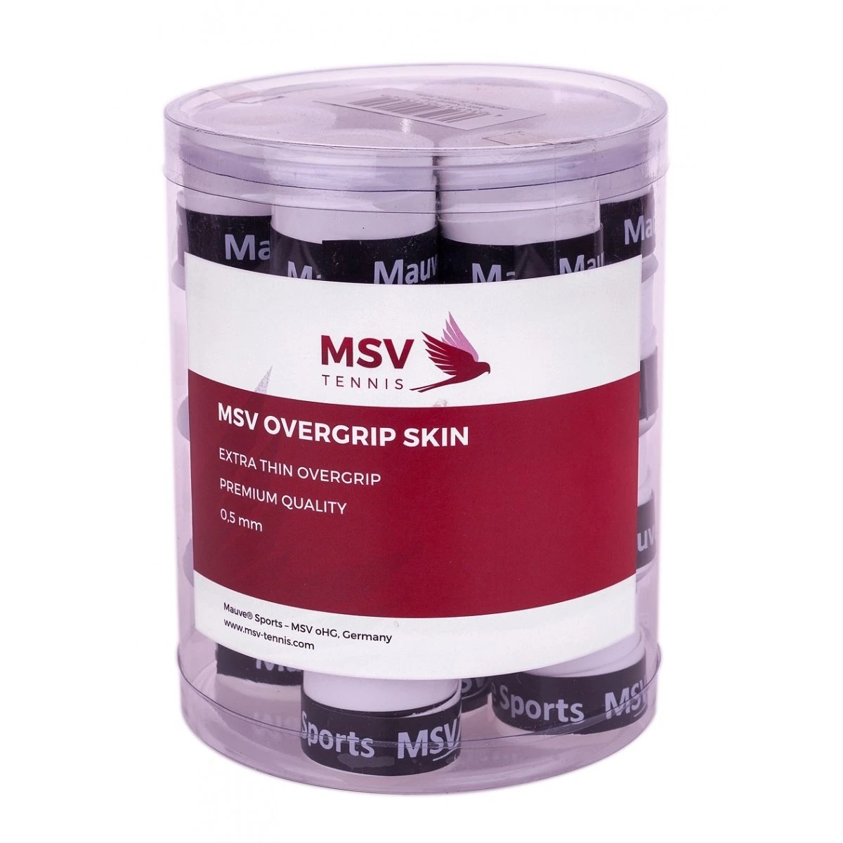 MSV Overgrip Skin Perforiert 24er Weiss Box 1 MSV Overgrip Skin Perforiert 24er Weiss Box