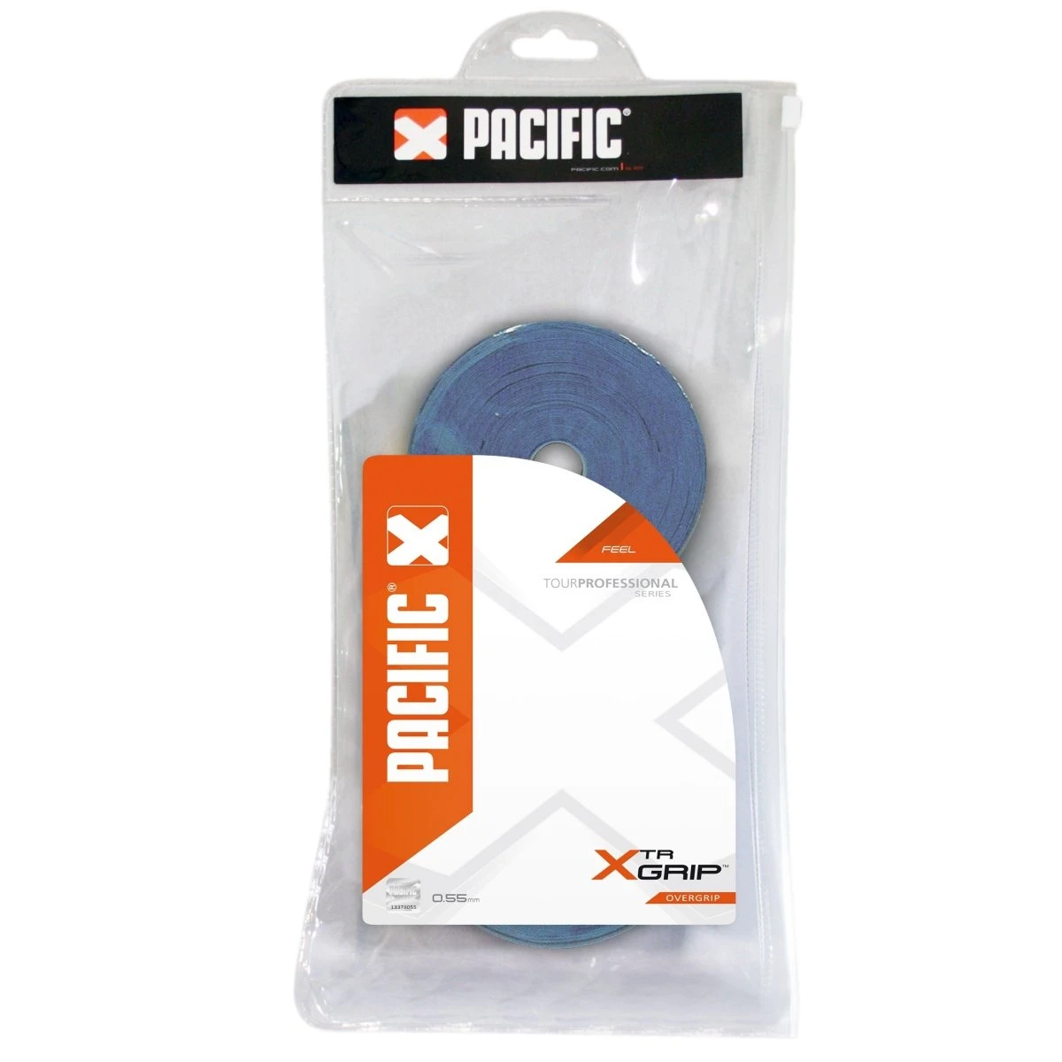 Pacific Overgrip XTR 0.55mm (samtige Oberfläche) Blau 30er Clip-Beutel 1 Pacific Overgrip XTR 0.55mm (samtige Oberfläche) Blau 30er Clip-Beutel