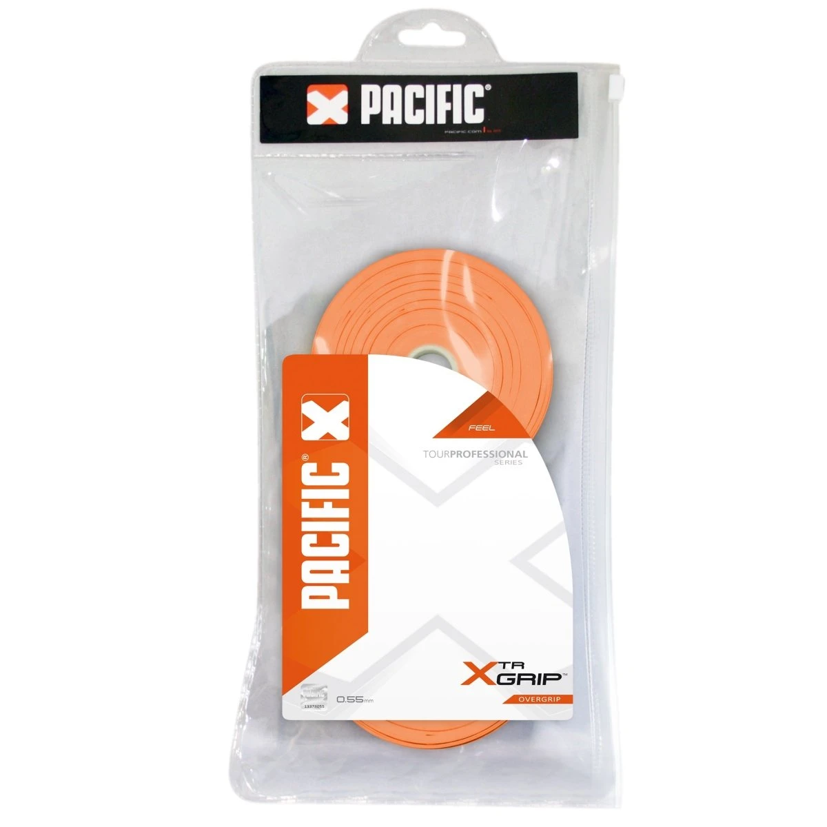 Pacific Overgrip XTR 0.55mm (samtige Oberfläche) Orange 30er Clip-Beutel 1 Pacific Overgrip XTR 0.55mm (samtige Oberfläche) Orange 30er Clip-Beutel