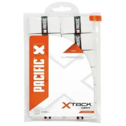 Pacific Overgrip XTack Dry 0.55mm Weiss 12er Clip-Beutel