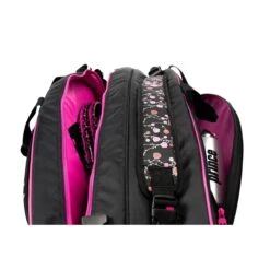 Prince Tennis-Racketbag (Schlägertasche, 2 Hauptfächer) Lady Mary Schwarz/pink 6er -Deutschland Our Tennis Gear Verkaufs-Shop Prince 6P897017 Tennistasche Lady MAry 3 1200x1200 1