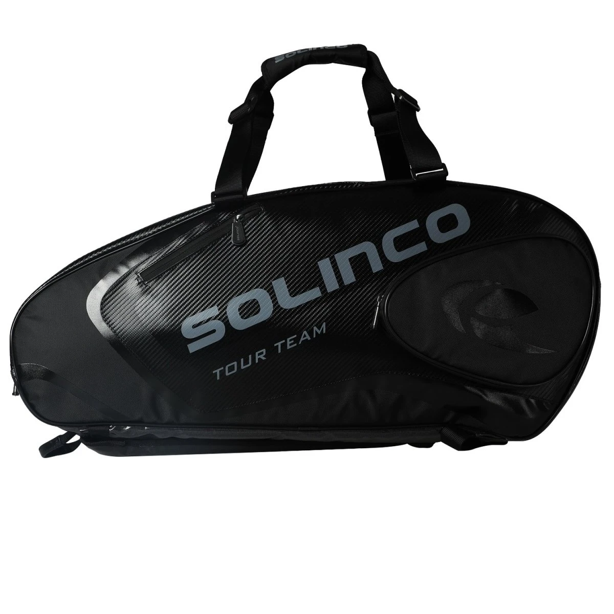Solinco Racketbag Tour Team Blackout (Schlägertasche, 2 Hauptfächer, Thermofach) Schwarz 6er 3 Solinco Racketbag Tour Team Blackout (Schlägertasche, 2 Hauptfächer, Thermofach) Schwarz 6er – Bild 3