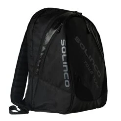 Solinco Rucksack Tour Team Blackout (Hauptfach, Schlägerfach) Schwarz -Deutschland Our Tennis Gear Verkaufs-Shop SOL YJ Backpack Blackout Rucksack203 1200x1200 1