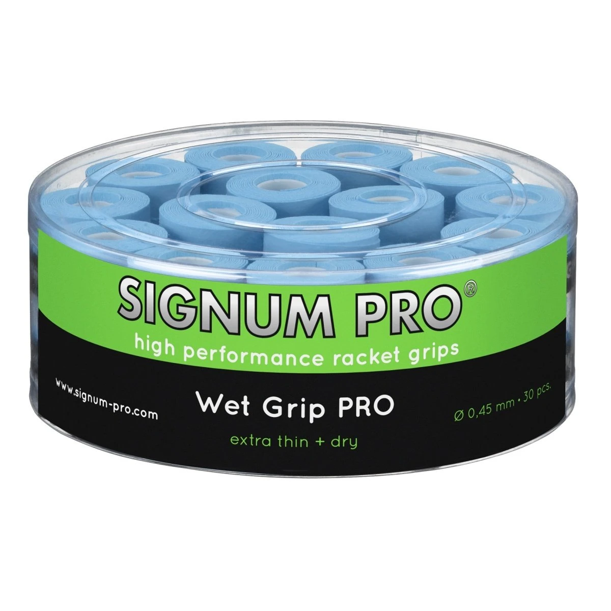 Signum Pro Overgrip Wet Pro 0.45mm Blau 30er Box 1 Signum Pro Overgrip Wet Pro 0.45mm Blau 30er Box