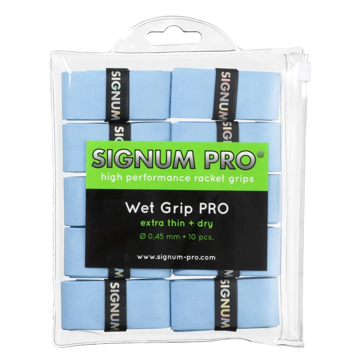 Signum Pro Overgrip Wet Pro Blau 10er Clip-Beutel 1 Signum Pro Overgrip Wet Pro Blau 10er Clip-Beutel