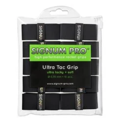Signum Pro Overgrip Ultra Tac 0.70mm Schwarz 10er Clip-Beutel