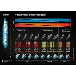 Besaitung Mit Topspin Hyber Sence Blau/natur -Deutschland Our Tennis Gear Verkaufs-Shop String20Finder20DE 1053x1053 6