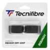 Tecnifibre Basisband Squash Dry Grip (trockenes Griffgefühl) Schwarz - 12 Stück Box