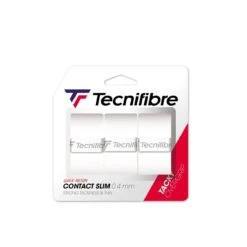 Tecnifibre Overgrip Contact Slim 0.4mm (dünn) Weiss 3er