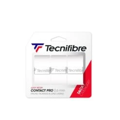 Tecnifibre Overgrip Contact Pro 0.6mm (Griffigkeit) Weiss 3er