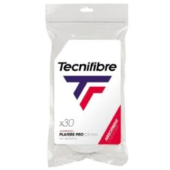Tecnifibre Overgrip Players Pro 0.5mm (Schweissabsorption) Weiss - 30er Clip-Beutel
