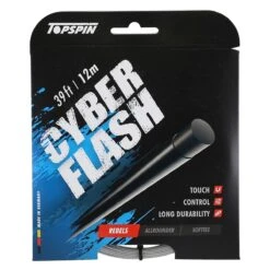 Besaitung Mit Tennissaite Topspin Cyber Flash Silber