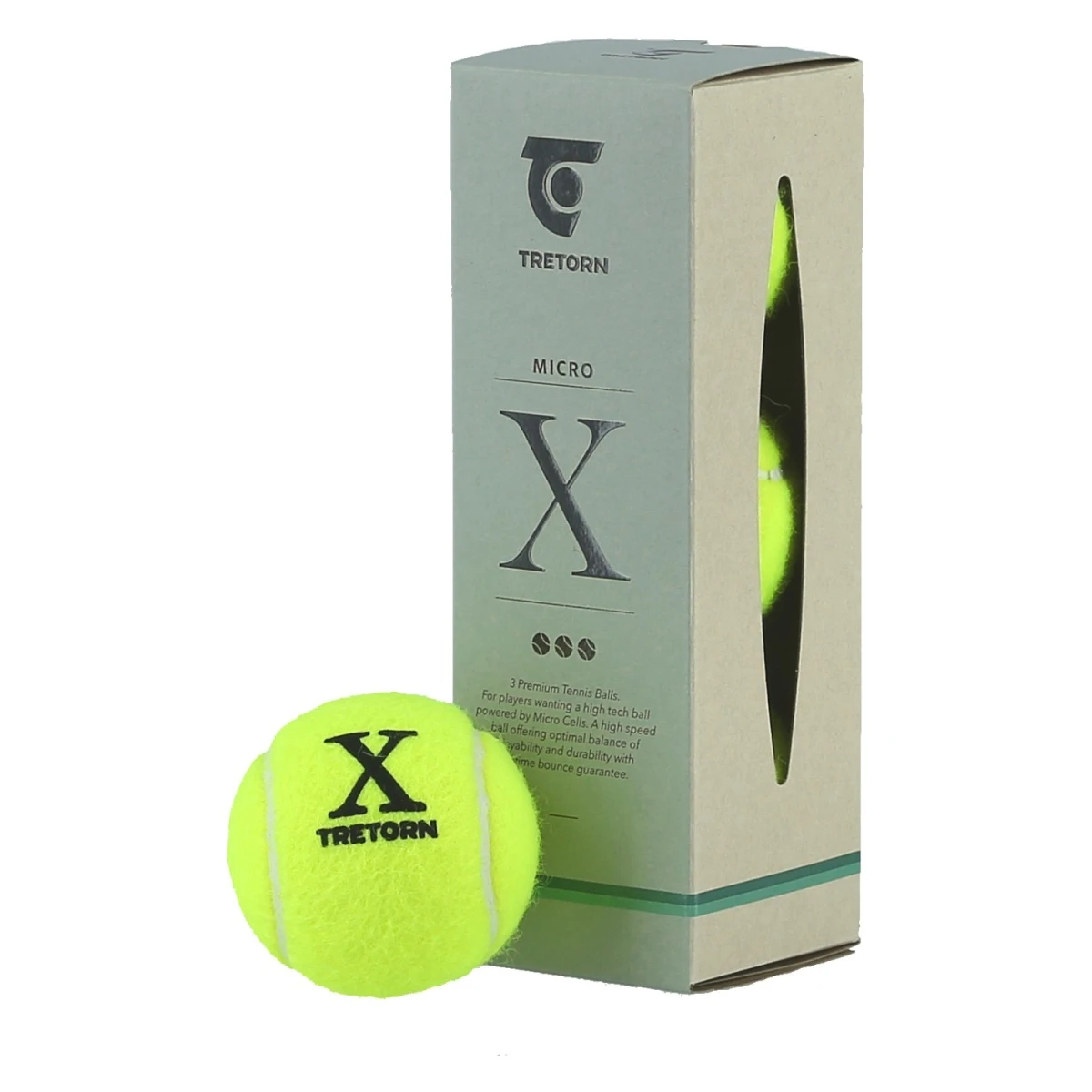 Tretorn Tennisbälle Micro X (drucklos, Training) Gelb Dose 3er 3 Tretorn Tennisbälle Micro X (drucklos, Training) Gelb Dose 3er – Bild 3