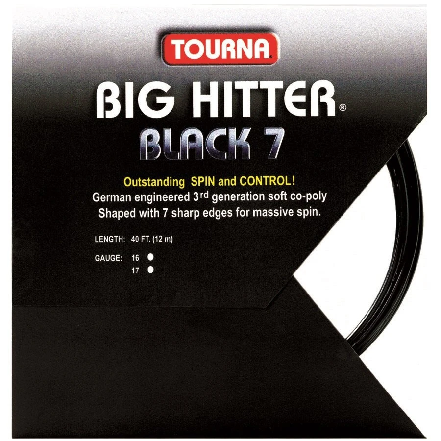 Besaitung Mit Tourna Big Hitter Black 7 1 Besaitung Mit Tourna Big Hitter Black 7