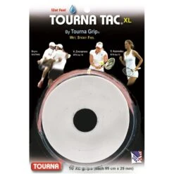 Tourna Overgrip Tac XL Weiss 10er Rolle