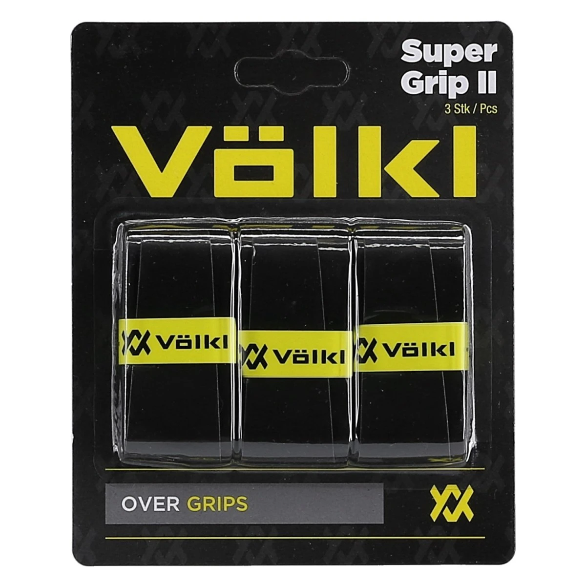 Völkl Overgrip Super Grip II Schwarz 3er 1 Völkl Overgrip Super Grip II Schwarz 3er