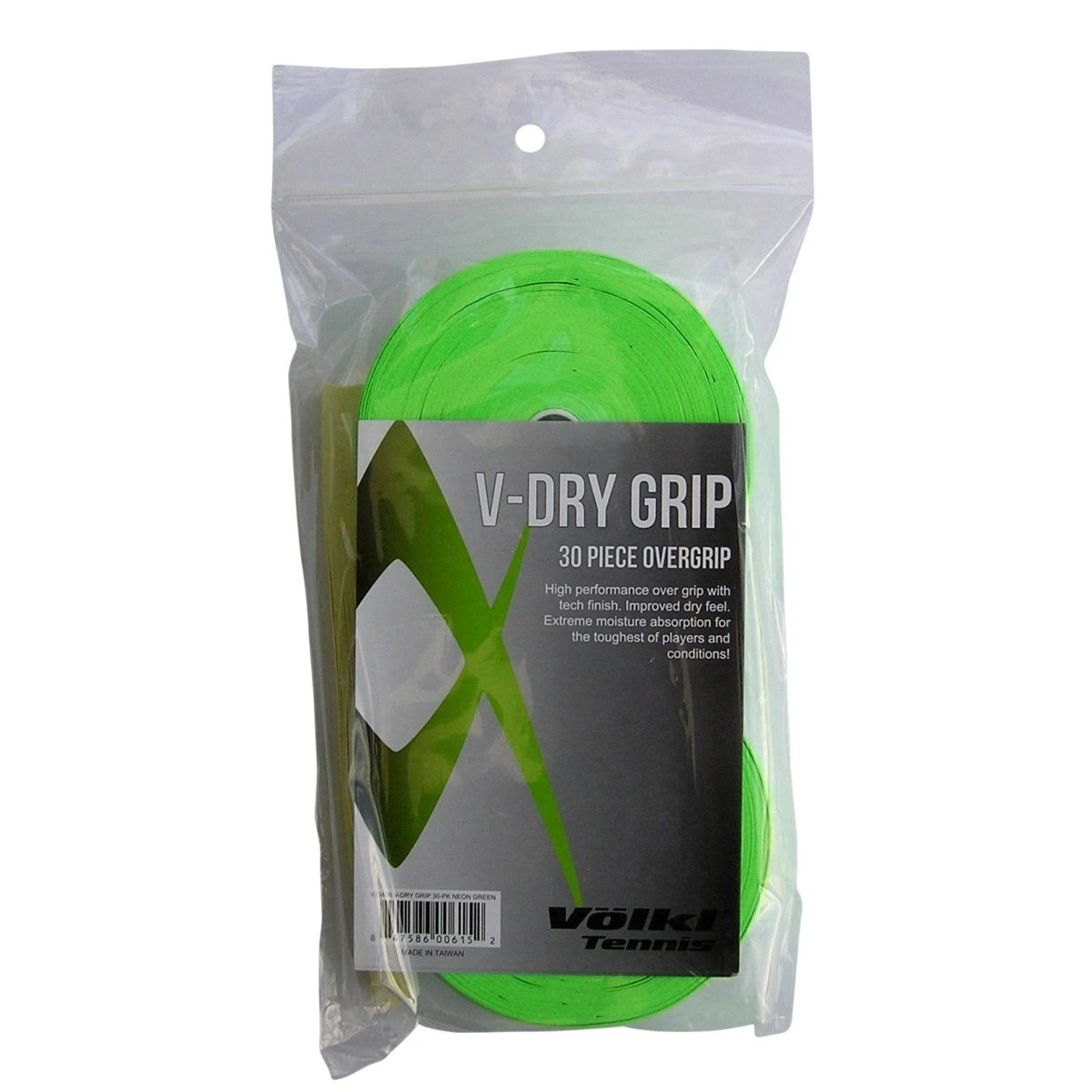 Völkl Overgrip V Dry Grün 30er Clip-Beutel 1 Völkl Overgrip V Dry Grün 30er Clip-Beutel