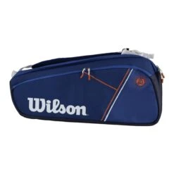 Wilson Racketbag (Schlägertasche) Super Tour RG Blau 9er -Deutschland Our Tennis Gear Verkaufs-Shop WILSON WR8018201 RACKETBAG SUPER TOUR ROLAND GARROS 9ER 3 1200x1200 1