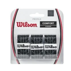 Wilson Overgrip Profile 0.6mm Schwarz 3er