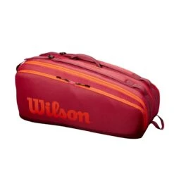 Wilson Tennis-Racketbag Tour (Schlägertasche, 2 Hauptfächer) Rot 12er -Deutschland Our Tennis Gear Verkaufs-Shop Wilson WR8011202 2 TOUR 12PK202 1200x1200 1