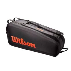 Wilson Tennis-Racketbag Tour (Schlägertasche, 2 Hauptfächer) Schwarz 6er -Deutschland Our Tennis Gear Verkaufs-Shop Wilson WR8011301 Tour 6PK Tasche203 1200x1200 1