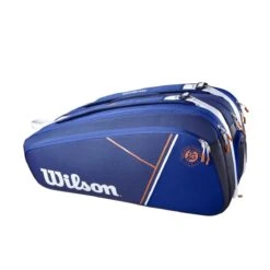 Wilson Tennis-Racketbag Super Tour Roland Garros (Schlägertasche, 3 Hauptfächer) Navyblau 15er -Deutschland Our Tennis Gear Verkaufs-Shop Wilson WR8018101 RG Super Tour 15 Tasche202 1200x1200 1