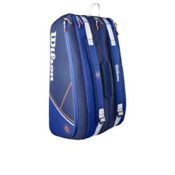 Wilson Tennis-Racketbag Super Tour Roland Garros (Schlägertasche, 3 Hauptfächer) Navyblau 15er -Deutschland Our Tennis Gear Verkaufs-Shop Wilson WR8018101 RG Super Tour 15 Tasche203 1200x1200 1